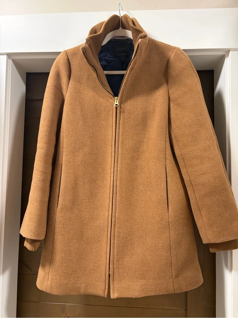 J. Crew Lodge coat in Italian stadium-cloth wool